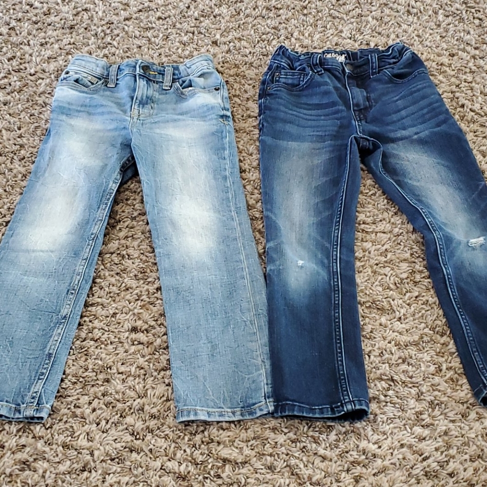 Size 7 boys cat& jack jeans